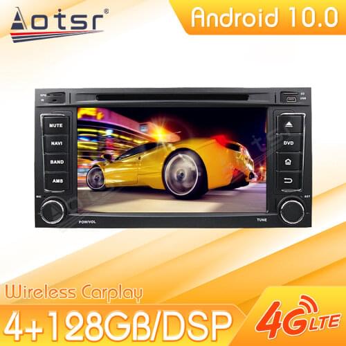 Android Car Multimedia Stereo Player For VW Volkswagen TOUAREG 2003 - 2010 T5 2009 - 2010 Tape Radio Recorder GPS Navi Head Unit