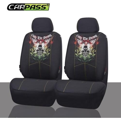 Car-pass 2017 Scorpion Skull Design Hot Car Seat Covers Mesh Fabric Auto Interior Styling Decoration Protector Seat Covers