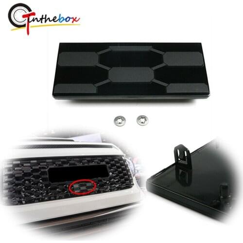 Gtinthebox 1PC Radiator Sensor Cover Car Front Grill Garnish Sensor Cover TSS Radar Sensor Cover For 2018-2019 TOYOTA Tundra