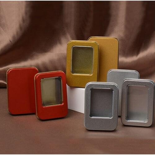 Cigarette Case Box Black Tobacco Storage Box Humidor Rolling Paper Box Jewelry Candy Coin Key Organizer Tin Gifts Sealed