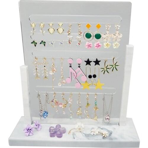 Multi-layer DIY Epoxy Bracelets Earrings Brooches Jewelry Storage Rack Organizer