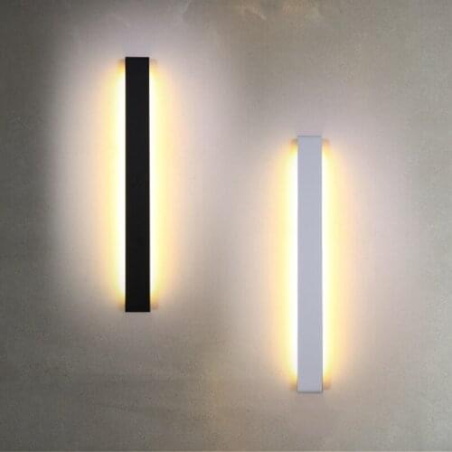 Nordic Modern Minimalism Long Strip Aluminium Wall Lamp Living Room Decoration Stair Case Aisle LED Light Fixture Bedroom Lights
