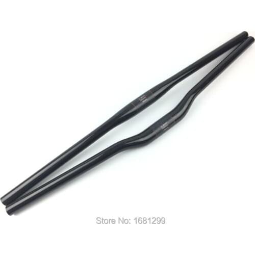 New Mountain bike 3K full carbon handlebar rise swallow shaped carbon bicycle handlebars MTB bike parts 31.8*600-740mm Free ship