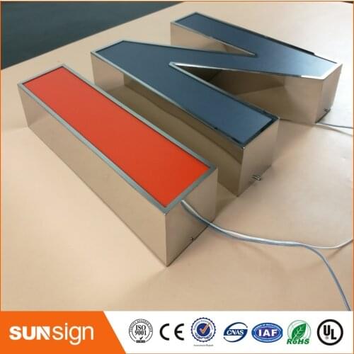 Wholesale advertising illuminated store sign acrylic LED letter