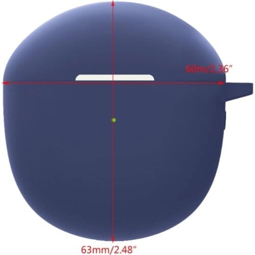 Durable Silicone Protective Cover Soft Earphone Case for -realme Buds Air 2