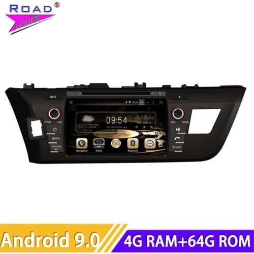 Roadlover Android 9.0 Car DVD Automotive Player Radio For Toyota Corolla Levin 2013- Stereo GPS Navigation Automagnitol Two Din