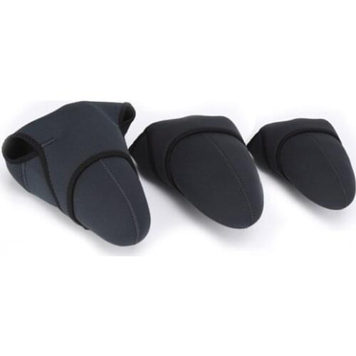 Grey Single-lens Reflex Camera Case Reversible Soft Protective Pouch Case Cover For Various Camera Lens S M L Size Alternative