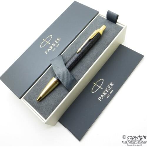 Parker IM Premium Black Gold Ballpoint Pen | İsme Special Pen