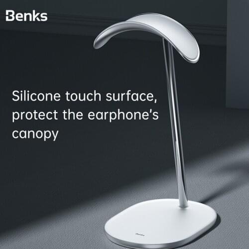 Universal Metal Headphone Stand Over the Ear Headset Holder Hanger Destop Display Shelf with Anti-slip Pad For Headphone