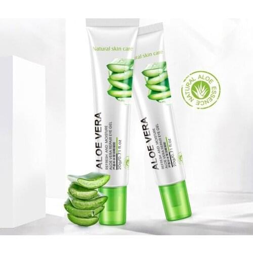 20g BIOAQUA Aloe Eye Cream Gel Natural Skin Care Whitening Moisturizing Anti-Aging Wrinkle Remove Dark Circles Snail Cream