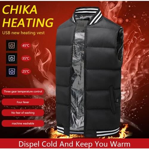 Cycling Heating Vests Winter Warm Men Women Heating Vest Usb Infrared Flexible Electric Warm Outdoor Windproof Jacket