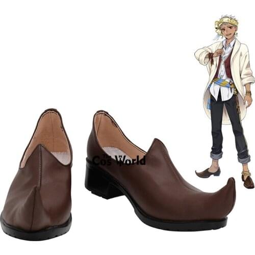 Twisted Wonderland Kalim Al-Asim Games Customize Cosplay Low Heels Shoes