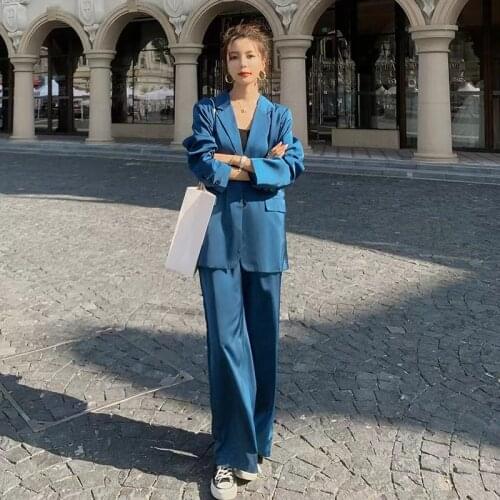 Женские модные брючные костюмы Xiangyihui China At AliExpress