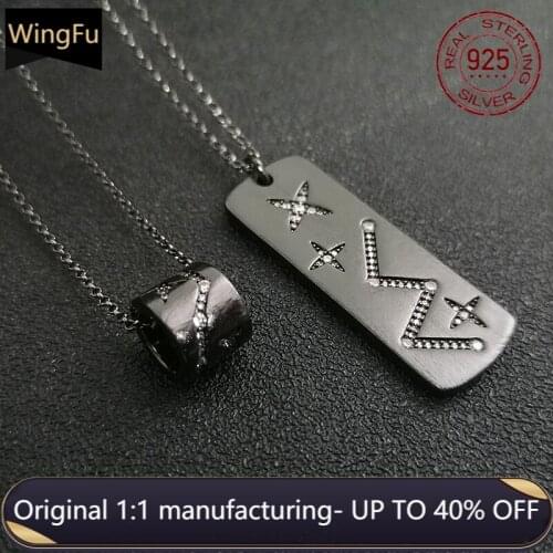 S925 sterling silver black tarot brand inlaid zircon round bead pendant necklace women fashion luxury brand Monaco jewelry gift