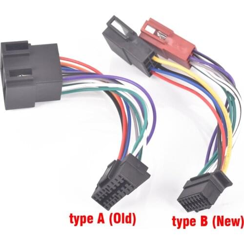 16Pin Car Stereo Radio Harness ISO for Sony Radio 2013+ ISO Plug Auto Adapter Wiring Harness Connector