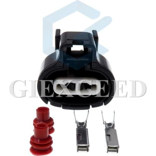 2 Sets 2 Pin 7283-1224-30 7283-1224-10 Female Waterproof Automotive Connector Auto Socket For Japanese IAT/MAT Applications