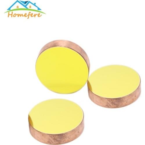3 Pieces Cu Reflective Mirrors Diameter 20 25 30mm Copper Co2 Laser Reflective Mirror For CO2 Laser Engraving Cutting Machine