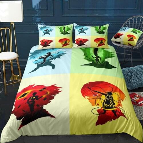HXH S2 Duvet Cover Comfortable Quilt Home Decora Design Universal Bedding Set Bedclothes+Pillowcase 3pcs