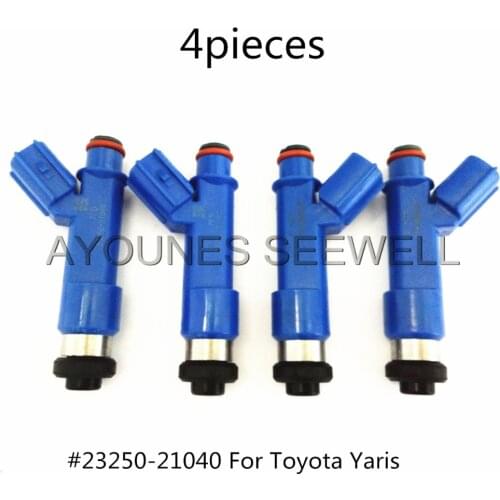 4pcs 23250-21040 fuel injector For Toyota 1ZZ Yaris 2006-2014 1.5L l4 OEM: #2325021040 high quality auto replacement