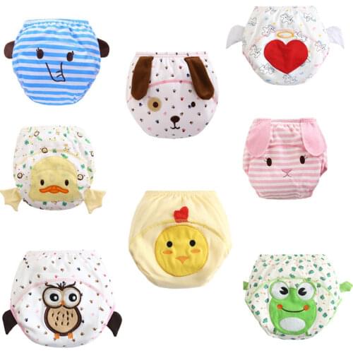 5Pcs/Lot Reusable Baby Infant Nappy Cloth Diapers Soft Cotton Nappy 80-100