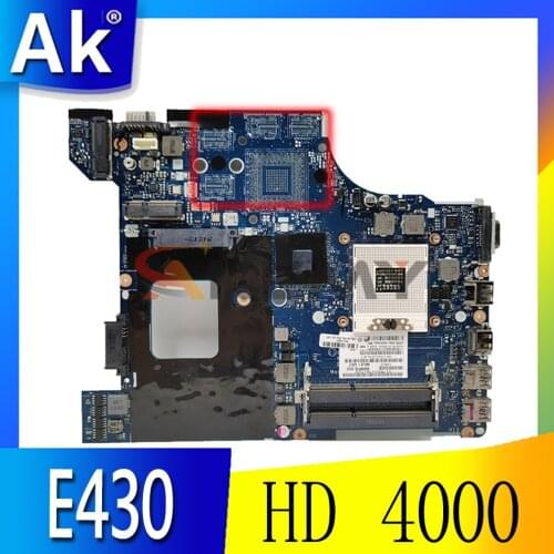 Akemy 04Y1167 04Y1168 04W4018 QILE1 LA-8131P For Lenovo Edge E430 E430C Laptop Motherboard HM76 DDR3 HD 4000 Graphics