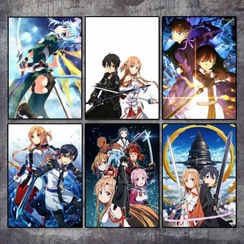 Diamond Painting Japan Anime Sword Online Diamond Embroidery Cross Stitch Kit Pictures of Rhinestones Gift Home Decoration Gift