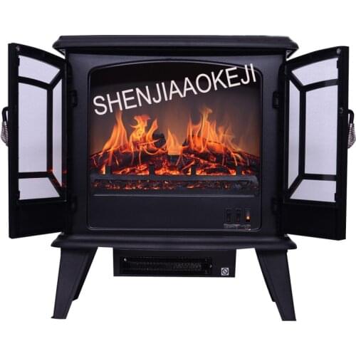 Independent electric fireplace heater Energy-saving 3D simulation flame electric fireplace core Mobile small fireplace 40W 1PC