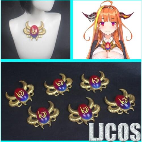 Hot Anime Hololive Kiryu Coco Collar Accessories Cosplay Props Halloween Carnival Costume Prop Accessories Toys Birthday Gifts