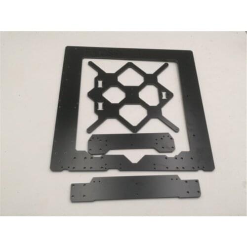 Black color Reprap Prusa i3 MK3 Aluminium composit frame kit 6mm Melamine Prusa i3 MK3 Frame