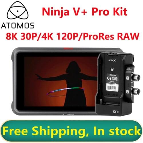 ATOMOS Ninja V Plus Pro Kit Monitor 8KP30 4KP120 and 2KP240 Continuous Recording Function