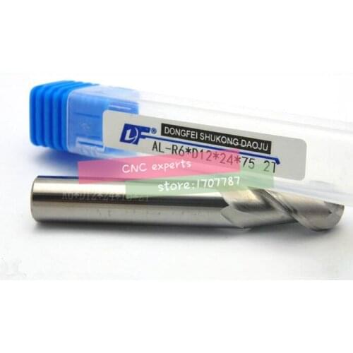 1PCS 2Flute-R0.5~R8.0 Aluminum Carbide Ball nose End Mill,CNC router bits, Aluminum carbide cutter,machine, CNC milling tools