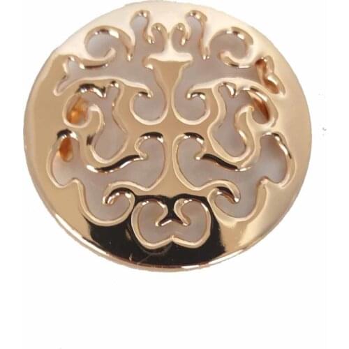 Round Pattern Plate Ornament Small Size 4.5 cm