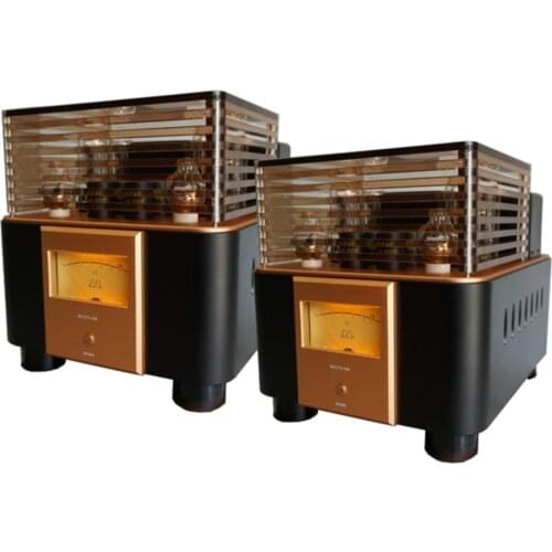 Meixing Mingda MC211-AS Mono Vacuum Tube Amplifier 6SN7 Push 211 Class AB1 Power Amplifier 100W 110V/220V (pair)