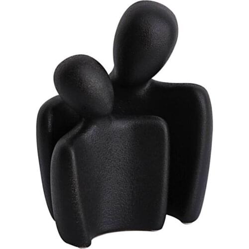 Nordic Figurine Ornaments Creative Hug Craft Decoration Bookshelves Livingroom Home Decor Gifts TV Cabinet Office Decoration