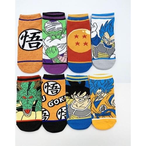 Dragon Balll Sock cartoon anime figure Monkey King BAK big devil Vegeta socks cosplay anime casual xxx boys and girls sock