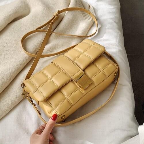 2021 New Ladies Pu Leather Shoulder Bags Small Crossbody Bags For Woman Quality Messenger Bags Tote Bag Fashion Lock