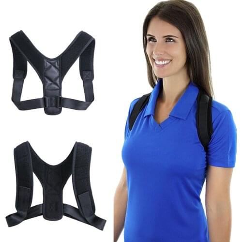 Brace Support Belt Adjustable Back Posture Corrector Clavicle Spine Back Shoulder Lumbar Corrector De Postura VIP DropShipping