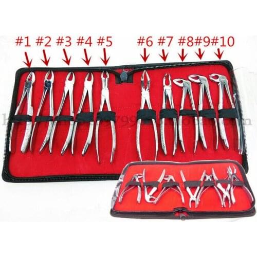 Dentagra dental dental forceps suit adult&children tooth forceps forceps sets of dental instruments include post pliers
