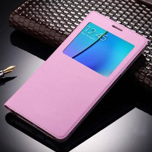 Slim Window View Flip Cover Shockproof Leather Case Cell Phone Carrying Bag Mask For Samsung Galaxy A7 2016 A710 A710F A710H
