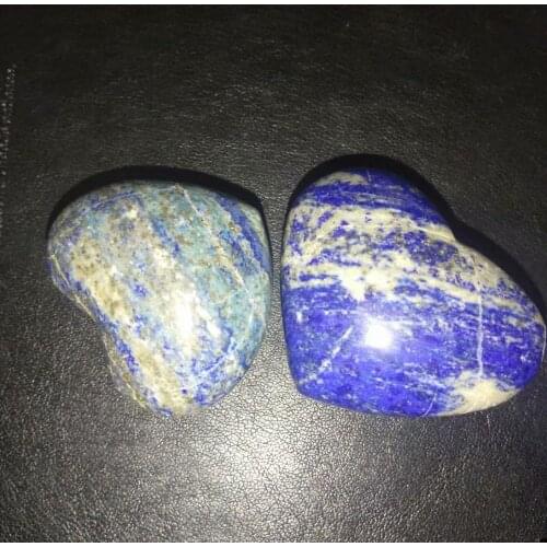 1pc 40-50mm Natural Lapis lazuli Crystal heart Healing Polished christmas decoration wedding decoration