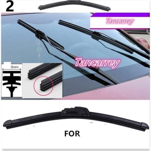 2PCS Car Windscreen Wiper blade Strip Insert rubber bands wipers for BMW X3 F25 2011 2012 2013 2014 2015 2016 2017 Accessories
