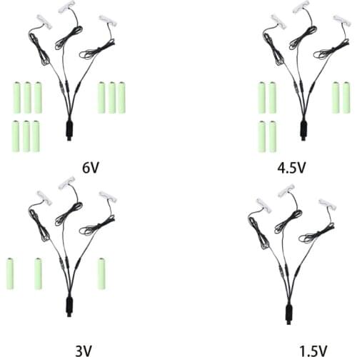 3in1 AA Battery Eliminator USB Power Supply Replace 1-4pcs1.5V AA Batteries for Clock Toys Camera Gameboy Torch Radio