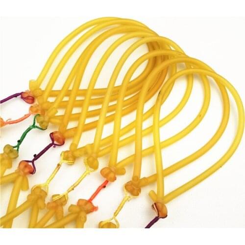 5Pcs Outdoor Bungee Rubber Band For Fishing Shooting Slingshot Catapult Replacement Use Fishing