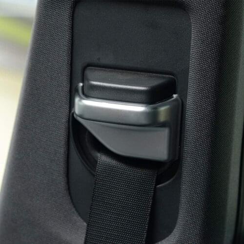 ABS Chrome Car Side Seat Safety Belt Cover Trim for Mercedes Benz E Class W212 W213 S W222 CLS GLA CLA