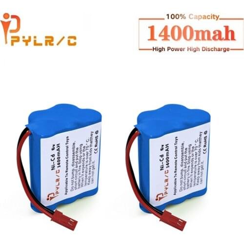 6v Rechargeable Battery For Rc toys Cars Tanks Robots Gun 1400mah Ni-CD Battery AA 6v 1400mah Batteries Pack For Rc Boat 1PCS