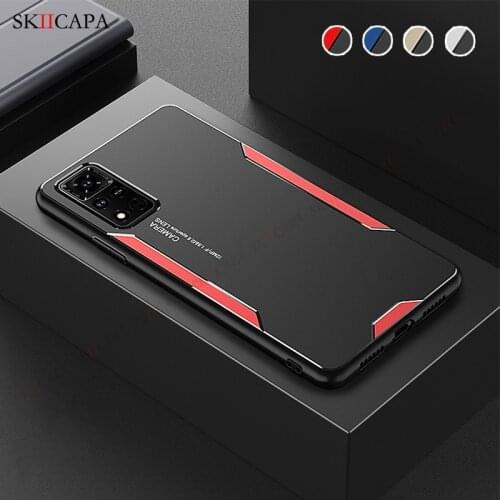 Aluminiu Alloy Metal Shockproof Phone Case For Honor 50 Pro V40 V30 V20 X10 9X 8X Max PLAY 5T 4T Pro Slim Matte Protective Cover