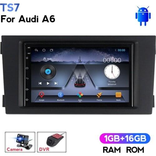 7 inch Car Auto Radio Video Audio Multimedia For Audi A6 C5 1997-2004 S6 2 1999-2004 DVR carplay USB AHD 2 din GPS Head Unit