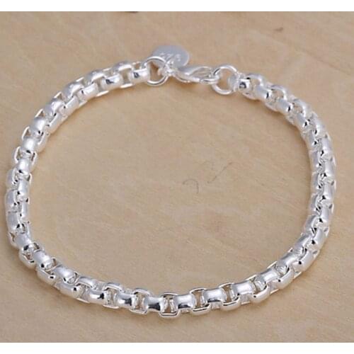 Free shipping 925 jewelry silver plated jewelry bracelet fine fashion bracelet wholesale and retail SMTH157