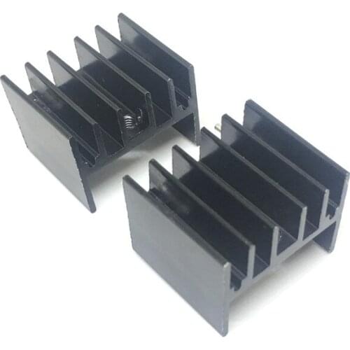 Free Ship with tracking brand new 100pc high quality aluminum Mos heatsink 20*23*16MM TO3P heatsink IC heatsink