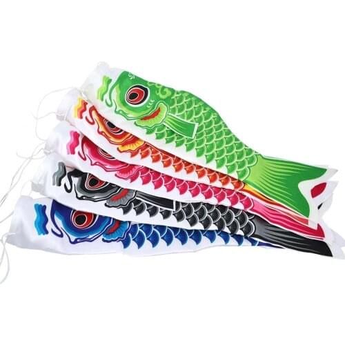 Hot Colorful Japanese Style Windsock Carp Wind Sock Flag mini Koinobori Gifts Fish Wind Streamer Home
